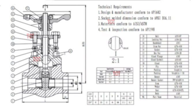 ceramic gate valve drawings