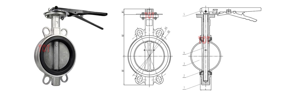 JIS Safer Butterfly Valve Size