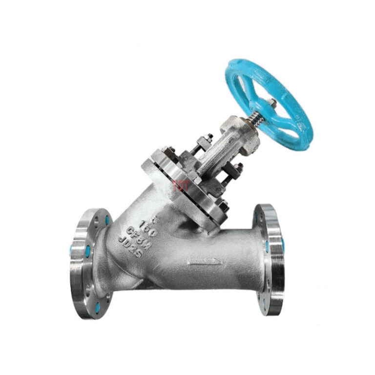 Y-pattern globe valve