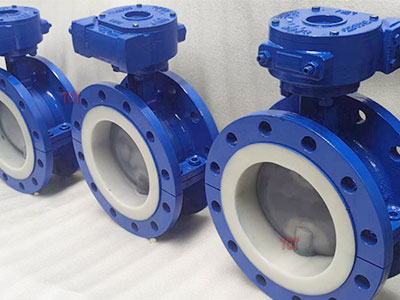 Fluorine Lined Butterfly Valve