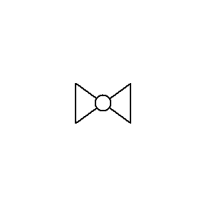 2-Way Ball Valve Symbol