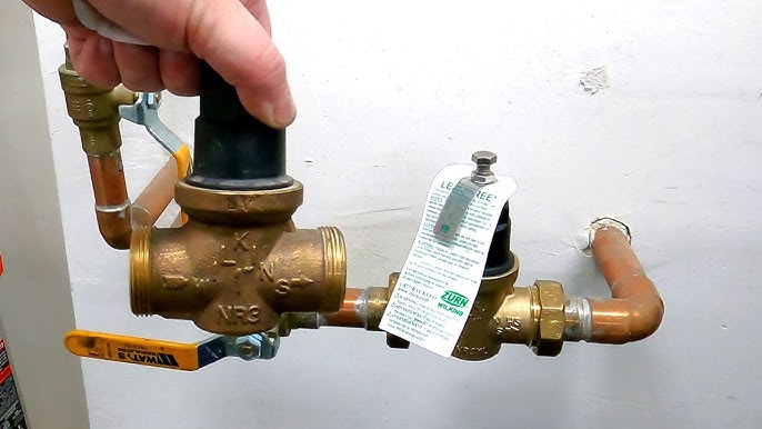 how to replace water pressure reducing valve