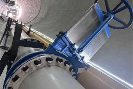 Large Diameter Valves application