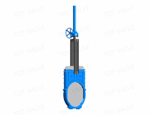 Optimized DN1000 design Bidirectional Knife Gate Valve