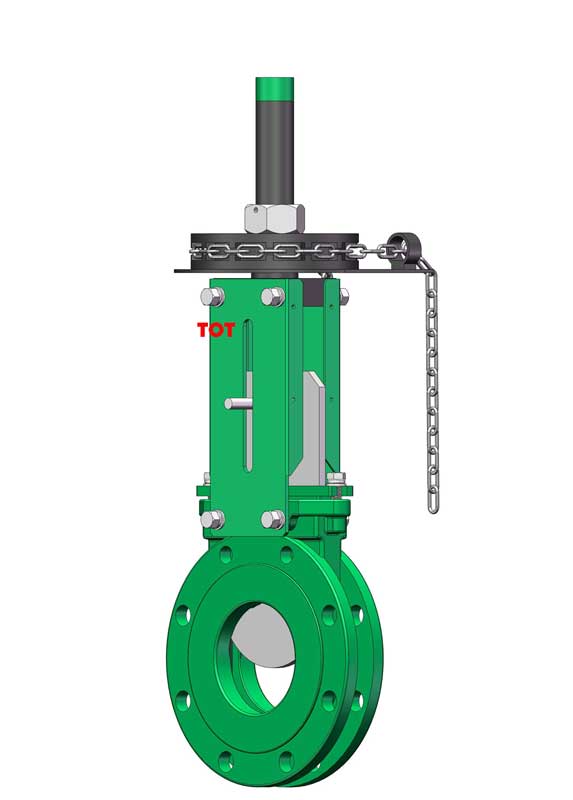 chainwheel knife gate valve features
