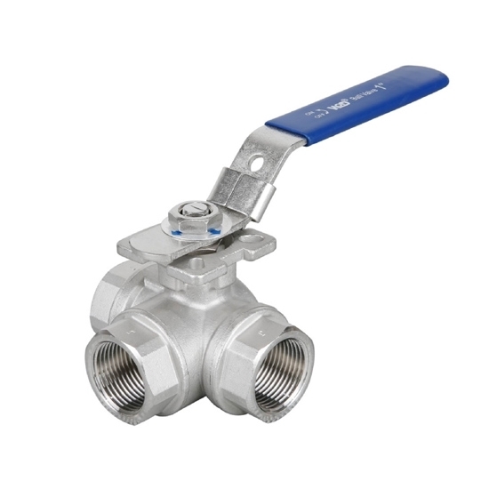 Stainless Steel 3inch 3 way ball valve